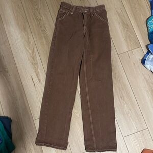 Women's Brown Wide Leg Pants